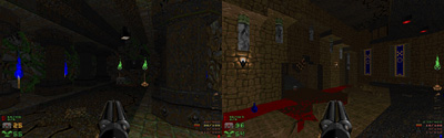 Hatomo Battles the Yomi Demons by Tobias M&uuml;nch and Pablo Dictter for Doom II, Review by Karthik Abhiram — Screenshot from MAP49 and MAP50