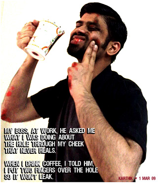 Fight Club Photo Experiment 3 — Photographed and Starring Karthik Abhiram